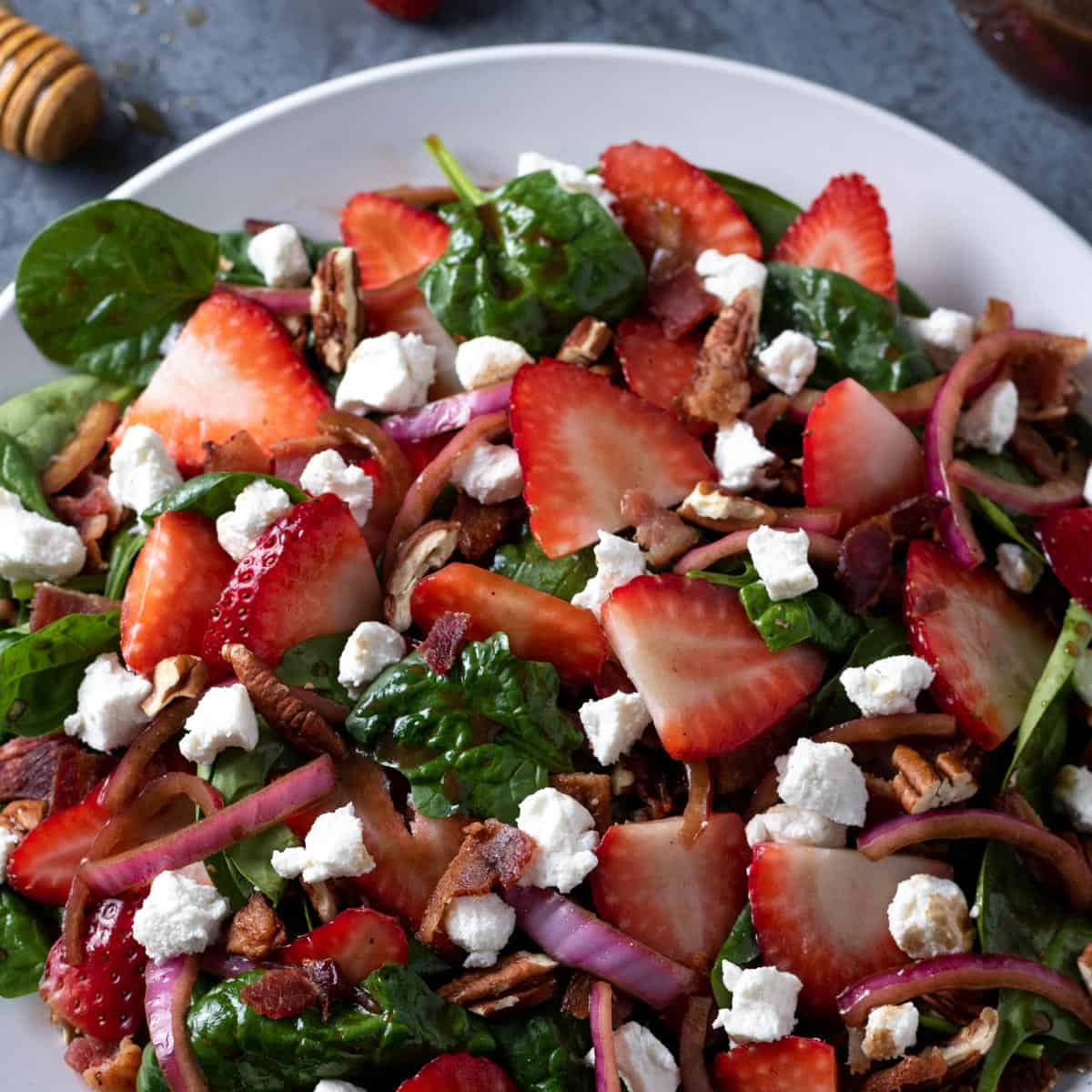 Strawberry and Goat Cheese Salad Mandi of the Mountains