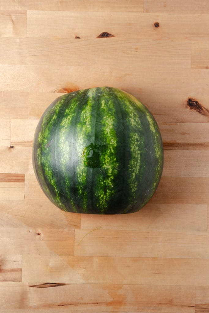 Half of a watermelon.