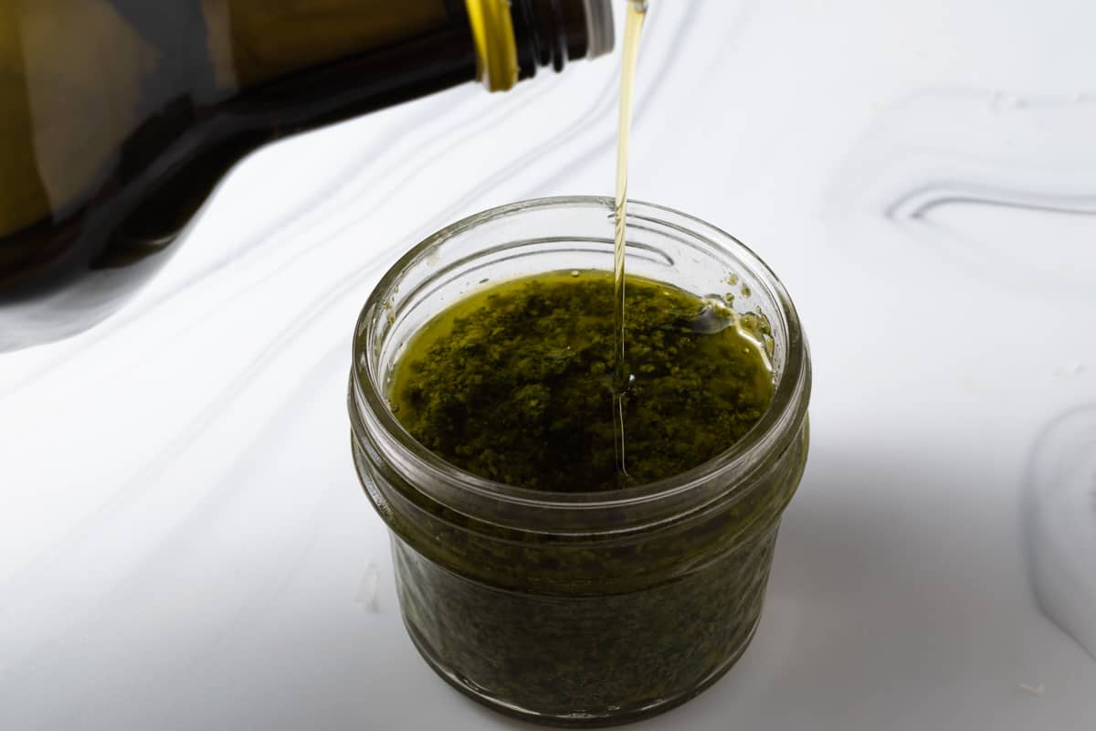 Easy 5 Minute Pesto + Freezing Basil Pesto - Mandi of the Mountains