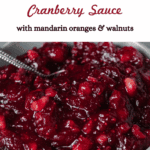 A pin depicting cranberry sauce.