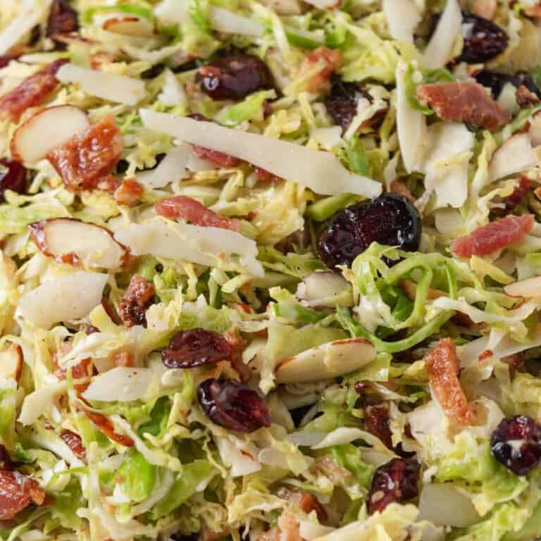 Shaved Brussels Sprouts Salad