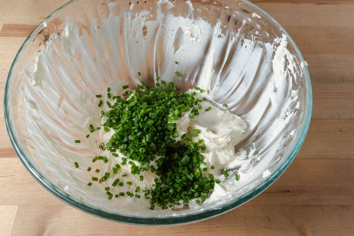Chive and Onion Cream Cheese Mandi of the Mountains