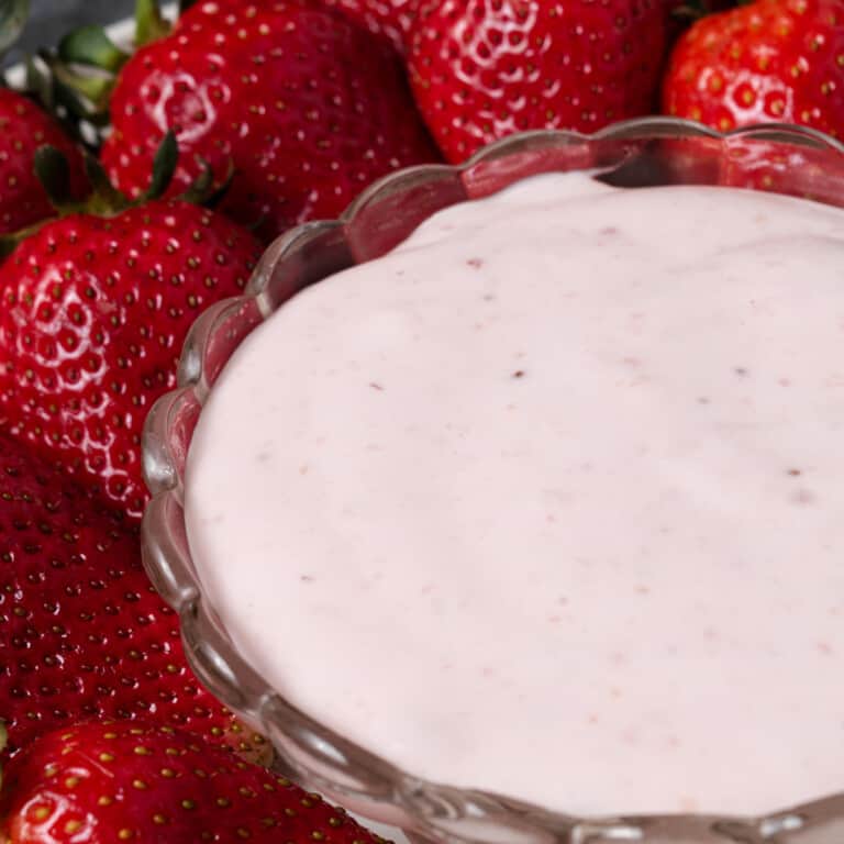 Easy 3-Ingredient Strawberry Cream Cheese Fruit Dip