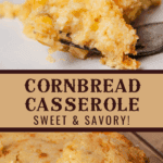 A pin depicting cornbread casserole.