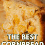 A pin depicting cornbread casserole.