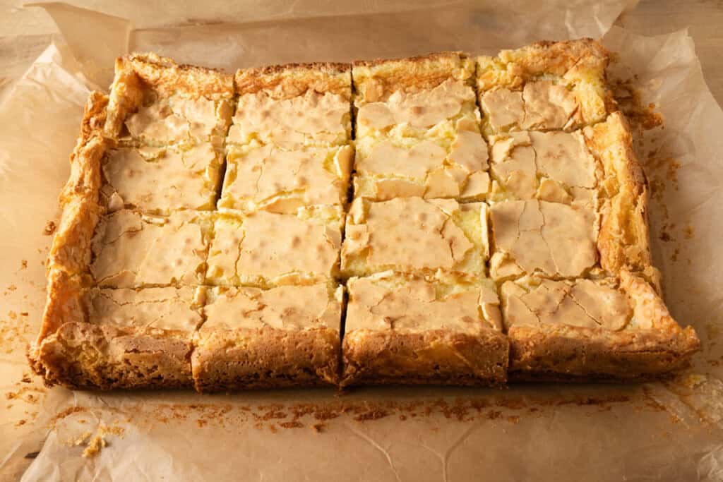 Chess bars cut into 16 pieces.